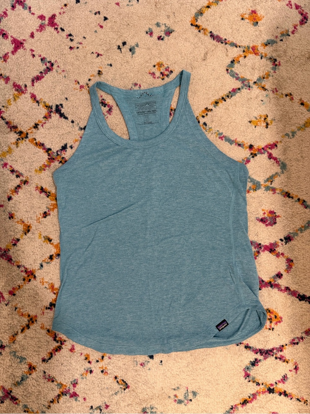Patagonia Women’s Heathered Teal Racerback Tank